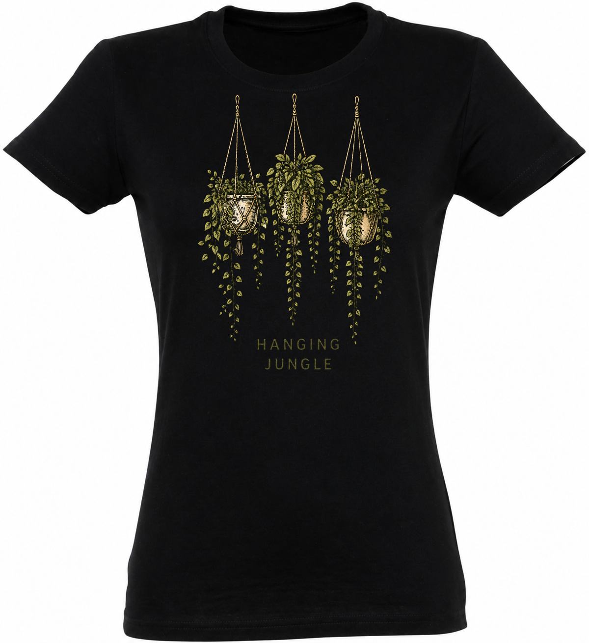 IA|Femme|Noir|Sans modele|Hanging Jungle
