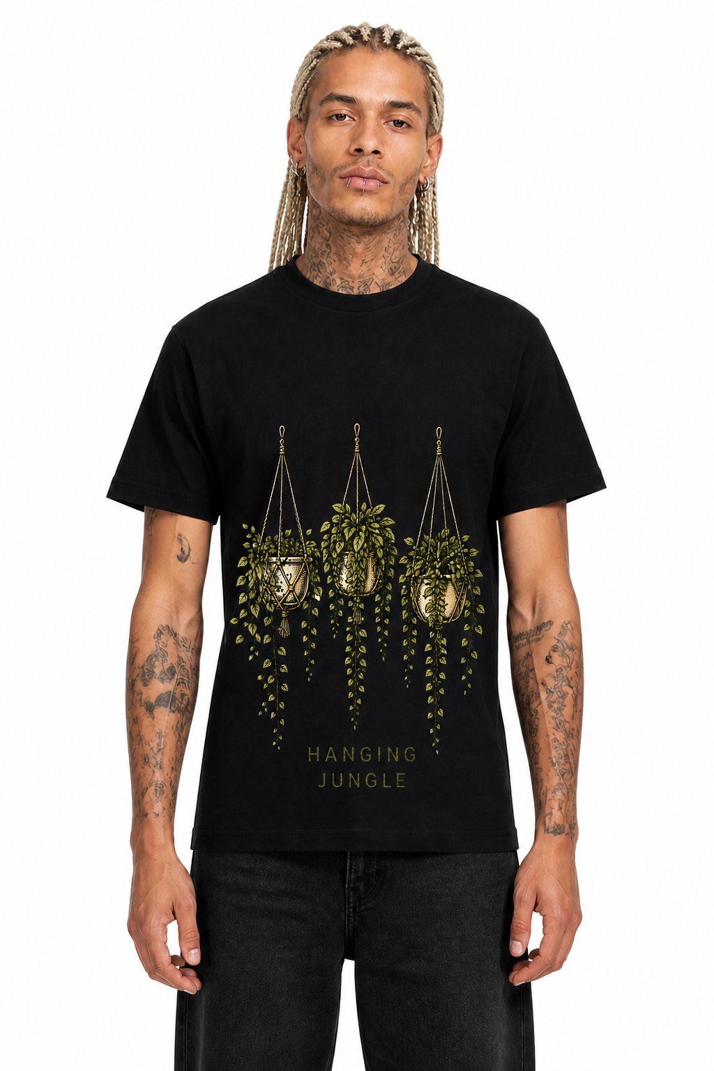 IA|Homme|Noir|Porte|Hanging Jungle