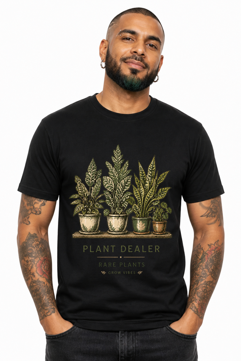 IA|Homme|Noir|Porte|Plant Dealer