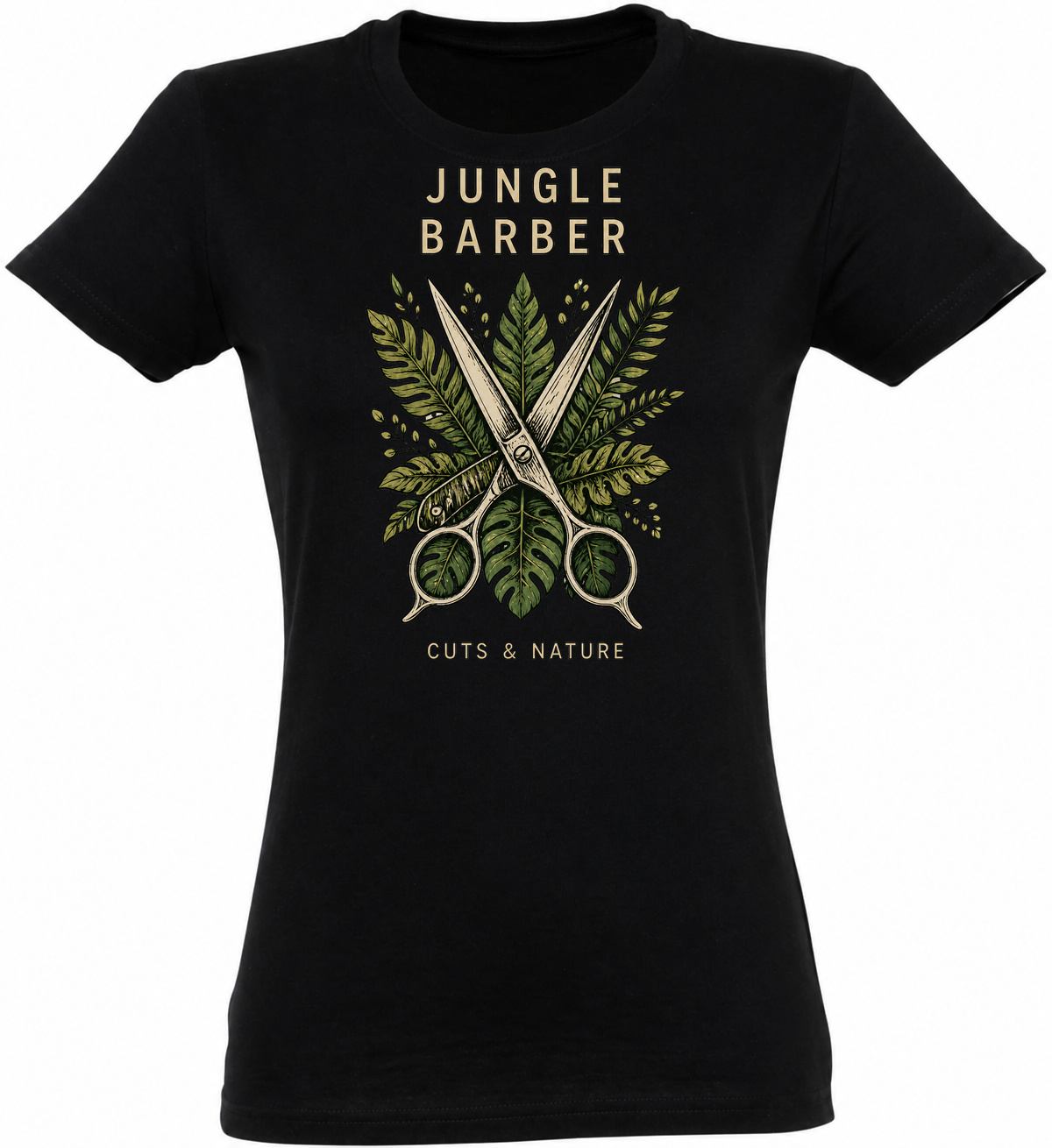 IA|Femme|Noir|Sans modele|Jungle Barber