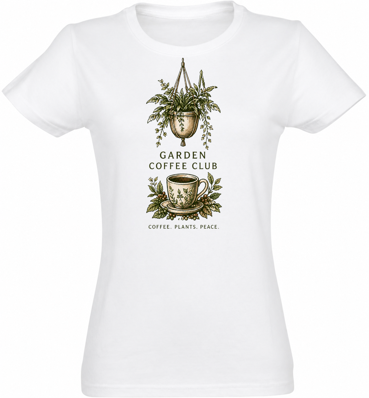 IA|Femme|Blanc|Sans modele|Garden Coffee Club