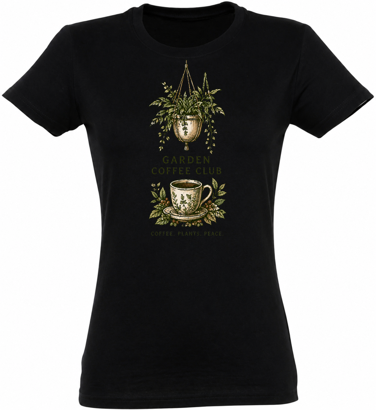 IA|Femme|Noir|Sans modele|Garden Coffee Club