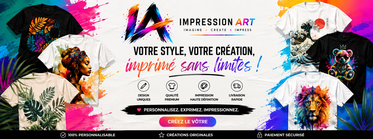 Bannière Imprimé sans limites — Impression Art