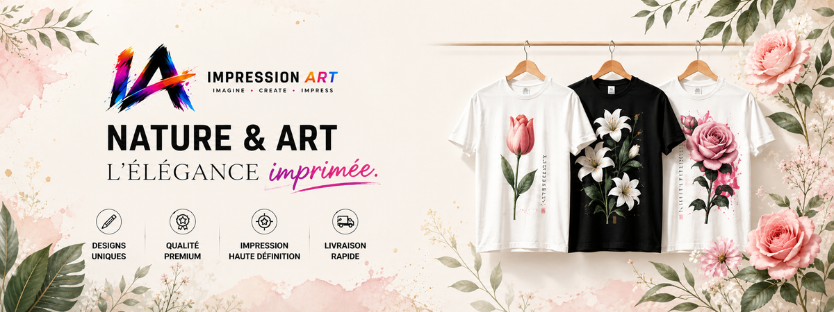 Bannière Nature et Art — Impression Art